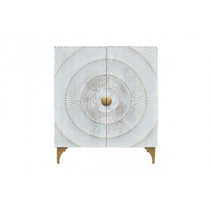GOLDEN SUNSET design szekrény - 120cm - fehér
