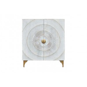 GOLDEN SUNSET design szekrény - 120cm - fehér