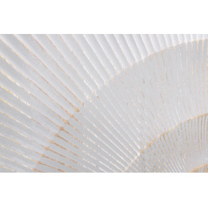 GOLDEN SUNSET exkluzív mangófa bárszekrény - 140cm - fehér