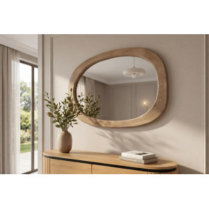 ORGANIC modern fa tükör - 104cm