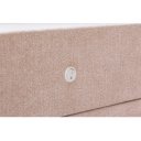 PARIS modern bársony éjjeliszekrény - beige