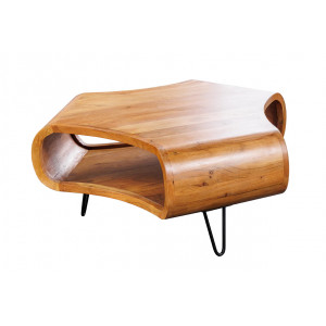 ORGANIC LIVING tömör akác dohányzóasztal - 90cm