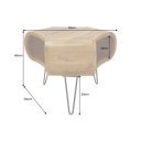 ORGANIC LIVING tömör akác dohányzóasztal - 70cm