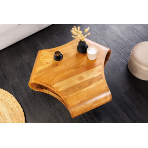 ORGANIC LIVING tömör akác dohányzóasztal - 70cm