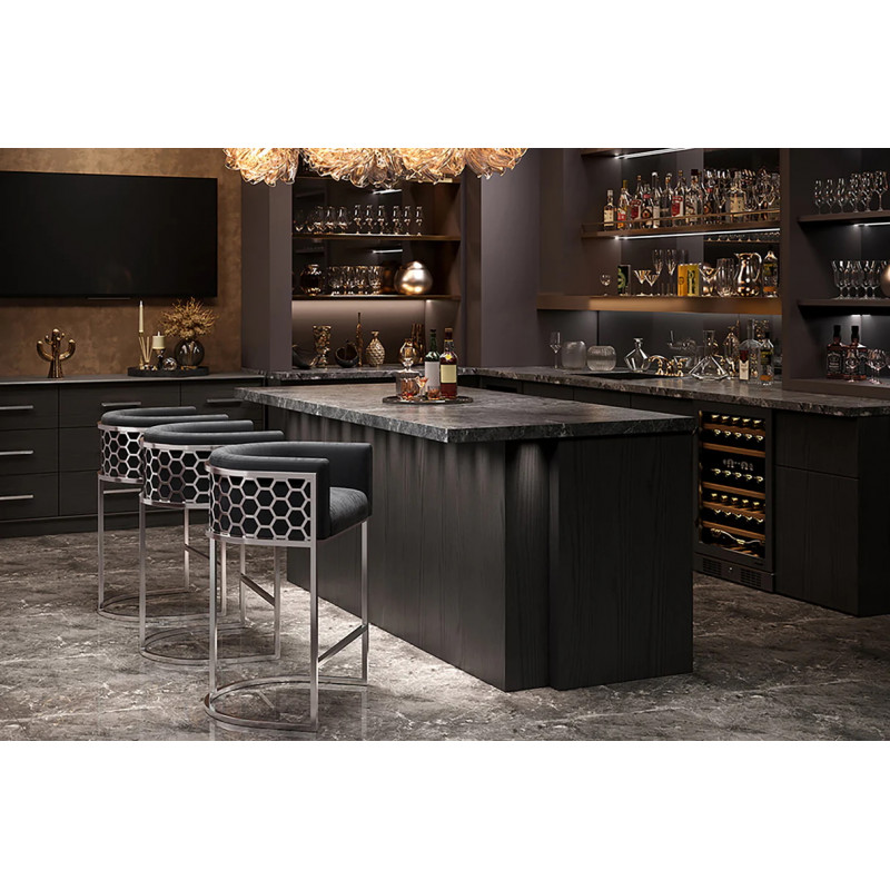 ELEGANZA exkluzív bárszék - szürke