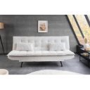 JAZZ modern kordbársony kanapéágy - 195cm - beige/zöld/szürke