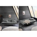 JAZZ modern kordbársony kanapéágy - 195cm - beige/zöld/szürke