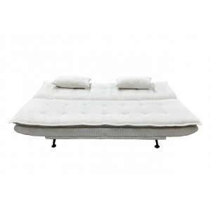 JAZZ modern kordbársony kanapéágy - 195cm - beige/zöld/szürke