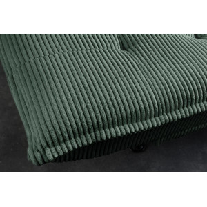 JAZZ modern kordbársony kanapéágy - 195cm - beige/zöld/szürke