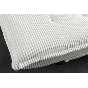 JAZZ modern kordbársony kanapéágy - 195cm - beige/zöld/szürke