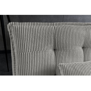 JAZZ modern kordbársony kanapéágy - 195cm - beige/zöld/szürke