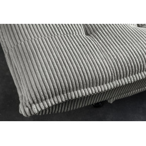 JAZZ modern kordbársony kanapéágy - 195cm - beige/zöld/szürke