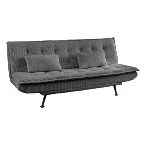 JAZZ modern kordbársony kanapéágy - 195cm - beige/zöld/szürke