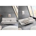 JAZZ modern zsenília kanapéágy - 195cm - beige