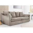 HEAVEN modern kordbársony kanapé - 200cm - taupe