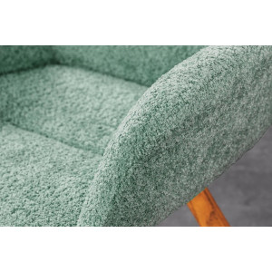 BALTIC modern forgatható szék - zöld