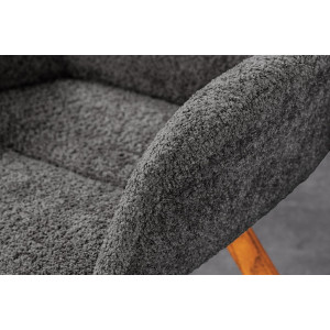 BALTIC modern forgatható szék - antracit