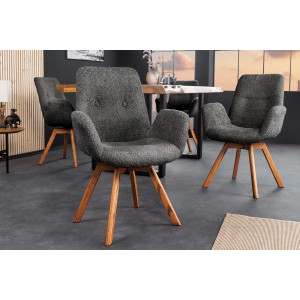 BALTIC modern forgatható szék - antracit