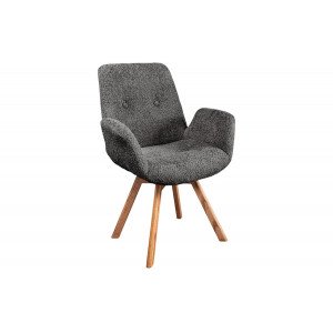 BALTIC modern forgatható szék - antracit