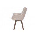 THOR modern forgatható szék - beige/szürke