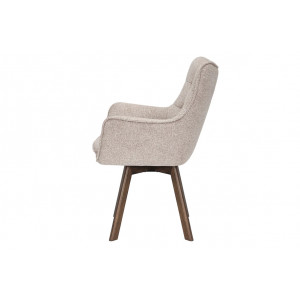 THOR modern forgatható szék - beige/szürke