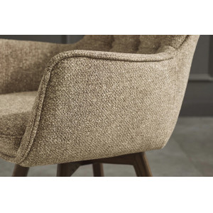 THOR modern forgatható szék - beige/szürke