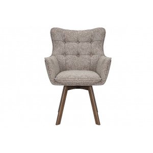 THOR modern forgatható szék - beige/szürke