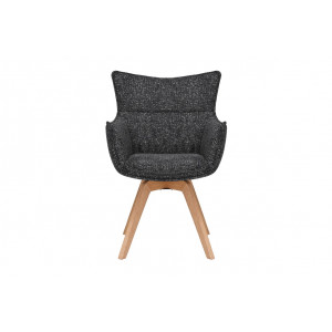 VOGUE modern forgatható szék - beige/szürke/barna