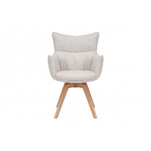 VOGUE modern forgatható szék - beige/szürke/barna