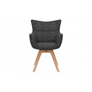 VOGUE modern forgatható szék - beige/szürke/barna