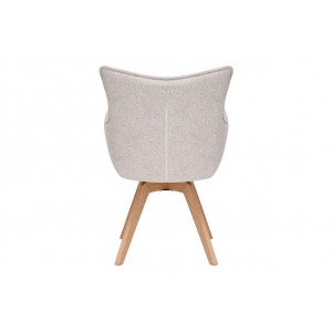 VOGUE modern forgatható szék - beige/szürke/barna