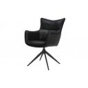 VOGUE design forgatható szék  - fekete