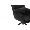 VOGUE design forgatható szék  - fekete