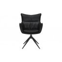 VOGUE design forgatható szék  - fekete
