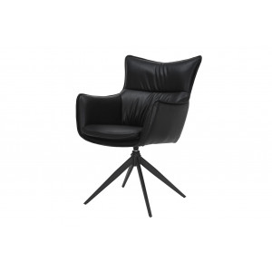 VOGUE design forgatható szék  - fekete