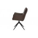 VOGUE design forgatható szék  - barna