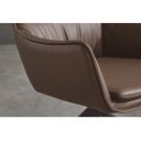 VOGUE design forgatható szék  - barna