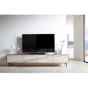 KLEO prémium akác TV-szekrény - 200/220cm bútor