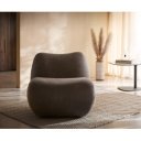 KORALIS design fotel - barna/ szürke/ beige