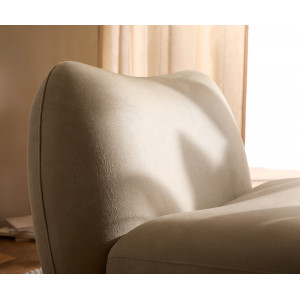 KORALIS design fotel - barna/ szürke/ beige