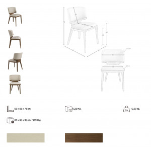 MONTORINO prémium étkezőszék