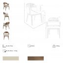 LIDORIA prémium étkezőszék