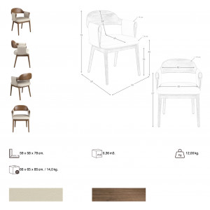 LIDORIA prémium étkezőszék