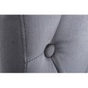 VALENTINO modern bársony étkezőszék - szürke