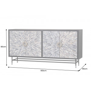 HERITAGE exkluzív intarziás komód - 160cm
