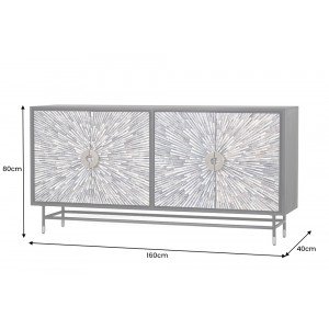 HERITAGE exkluzív intarziás komód - 160cm