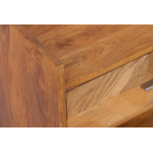 INFINITY modern mangófa éjjeliszekrény