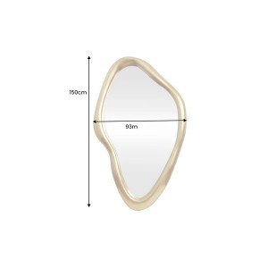 MARIQUE  modern tükör - 150cm - arany