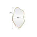AMBER  modern tükör - 100cm - arany