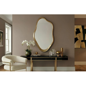 AMBER  modern tükör - 100cm - arany INVICTA